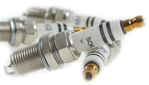 Kfz-Zündkerzen 06H 905 611 4pcs Zündkerze Doppelplatin Kompatibel mit VW Kompatibel mit Golf R Kompatibel mit Passat Kompatibel mit CC Kompatibel mit Audi A4 A5 1.8 2.0 TFSI 06H 905 621 Autoteile