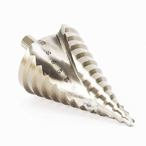 6-60mm HSS Titan Stufenbohrer Kegelbohrer Schälbohrer Konusbohrer für Metall, Holz, Kunststoffe
