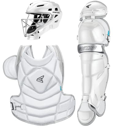 Easton | JEN SCHRO FUNDAMENTAL 2.0 Fastpitch Softball Catcher's Set | White M