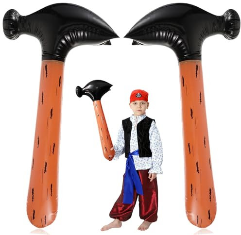 YYHCC 2 pièces, Marteau pour Enfants Grand, Marteau Gonflable, Jouet Amusant, fête à la Piscine, Jouet de Bain de Piscine, Accessoires de Costume Amusants pour Cosplay