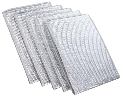 UKCOCO 5pièces Couvertures Isolantes pour Pots De Fleurs Protection Gel Chaleur Film Thermique pour Plantes Pot à Usage Extérieur