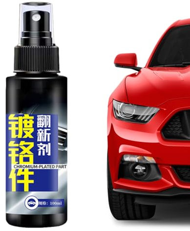 Chrompolitur Für Motorräder | Vielseitige Chrompolitur 100ml - Für Kfz Reinigung Und Scheinwerfer Renovierung