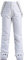 HOTIAN Damen Skihose Hosenträgerhose Snowboardhose Winter Wasserdicht Winddicht Warm Abnehmbare Hosenträger Skilanglaufhose Thermohose Wanderhose Ski Pant White XL