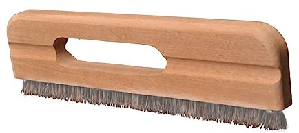 Healeved Brosse Tapisser Hêtre à Poils Bruns Résistants Chaleur Lisse Peint Murs Et Manche Bois Suspension