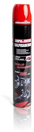 Limpiador Salpicadero Coche con Cera Spray – Limpia, Protege y Da Brillo Interior Auto – Antipolvo, Antigrasa, Aroma Coche Nuevo, Acabado Natural No Graso – Brillo Duradero hasta 28 Días