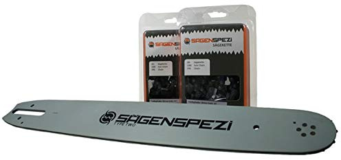 Sägenspezi Guide 45cm .325 1,6mm et 2 chaînes à gouge semi-carrée pour Stihl 028 028AV AV Super