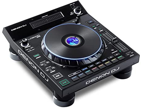 Denon DJ LC6000 - Controlador USB DJ para motor OS Media Player Control de subcapa para Serato DJ, Virtual DJ y Algoriddim djay Pro AI