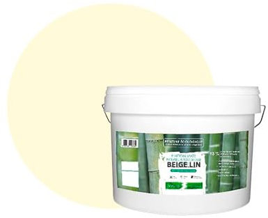 BOX DECO COULEURS Naturfarbe, ökologisch, für Innen- und Außenbereiche, matte Optik, Natura – 10 l/130 m² [Energieeffizienzklasse A+], Beige Leinen