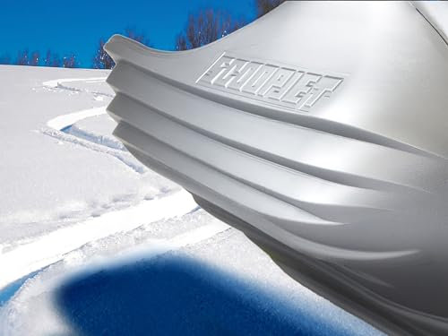 ScoopJet® Speed Carver, Weltmeister-Bob, neues Sportgerät, einzigartiger Carving Bob, Schneebob, Schlitten, Rodel, Kinderschlitten, Zipfelbob, extrem stabil für Erwachsene & Kinder, 10 Jahre Garantie