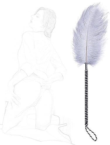 JINGHUA3 Plume chatouilleur sexe plume flirter érotique caresser ami corps plume bouffée massage cocooning SM bondage lit contraintes massage fétichiste plumes tentation BDSM jouet sexuel