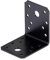 Alberts 824655 Winkelverbinder, schwarz