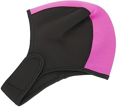 SKISUNO Neoprene Rubber Cold Winter Bathing Hat Elastic Warm Swim Cap for Men and Women Lightweight Flexible Diving Head Cover for Outdoor Swimming and Snorkeling