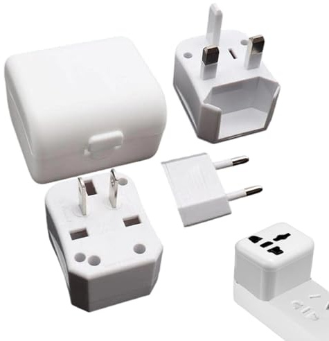 Kontaktomvandlare | Vägguttag, Bärbar Internationell Adapter För Telefon Och Laptop Omvandlare Under Resor Vuxna