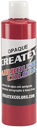 Createx Colors Paint for Airbrush, 8 oz, Opaque Red