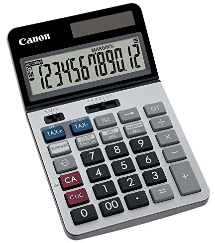 Canon KS-1220TSG miniräknare – en avancerad 12-siffrig miniräknare, perfekt för affärsbruk och skatteberäkningar