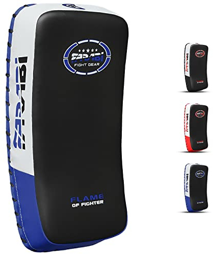 Thai pad, Kickboxing Kick pad, Kick Training Strike Shield MMA Muay Thai pad Curved (1xUnit)