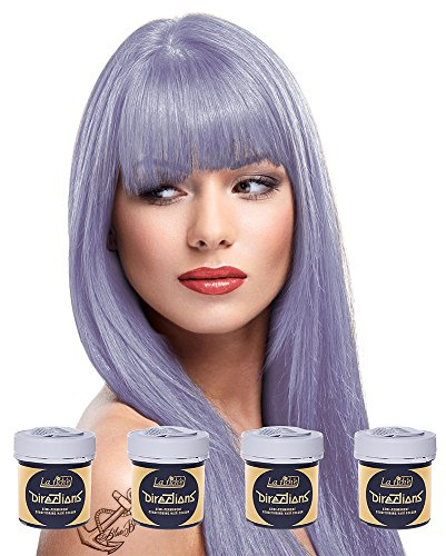 4 x La Riche Directions Semi-Permenant Hair Colour Dye Box Of Four-Wisteria (dir)