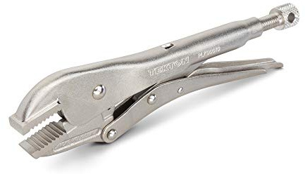 TEKTON 10 Inch Straight Jaw Locking Pliers | PLK00010