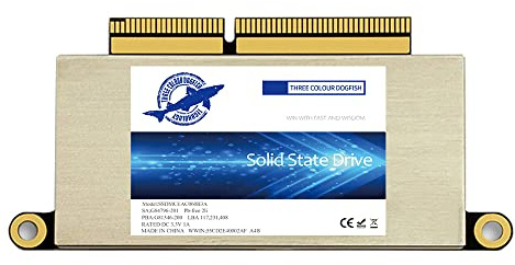 Dogfish 1 TB 1000GB SSD für MacBook Pro A1708 M.2 NVMe PCIe Gen3x4, interne Solid State Drive Upgrade für MacBook pro 2016-2017