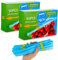 100 Pcs Reusable Sandwich Bags (1L), Zip Lock Freezer Bags with Widen Bottom for Soup, Fruits, Vegetables, Meat, Grains, Snacks