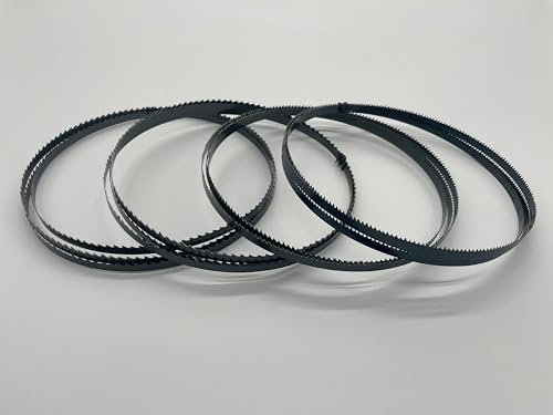 AYAO Assortiment de lames de scie à ruban 1425 mm (6TPI, 8TPI, 10TPI, 12TPI), lot de 4