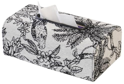 HARLIANGXY Scatola per Fazzoletti, Porta Fazzoletti, Dispenser per Fazzoletti, Scatola in Tessuto per Sala da Pranzo, Bagno, Camera da Letto, Ufficio