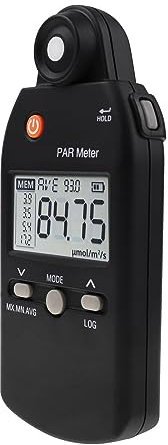 Luxmetro, Misuratore PAR Di Facile Utilizzo Misura Del Sensore Quantico A Spettro Completo Misuratore Di Intensità A Luce Lux Meter PPFD Tester For Piante Da Esterno For Interni,per giardino, interni
