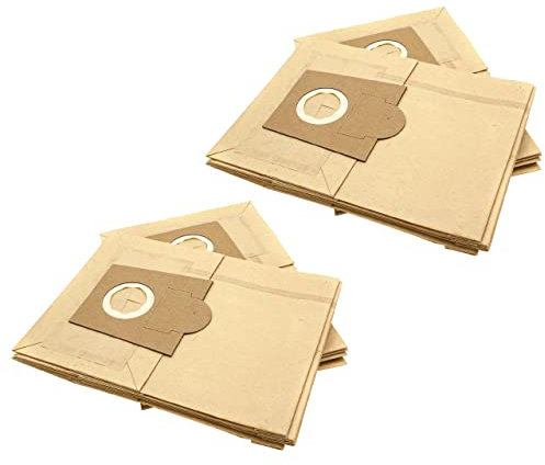 vhbw 20x Staubbeutel Ersatz für Menalux 2000 (DCT 39) für Staubsauger - 24,5cm x 18cm Sandfarben