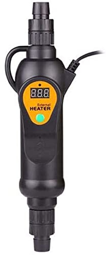 Termostato esterno riscaldatore 220 V ~ 240 V sommergibile temperatura regolabile, per acquario LCD filtro tanica acquario in linea 500w