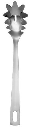 Premier Housewares 2 Tone Spaghetti Spoon, Stainless Steel