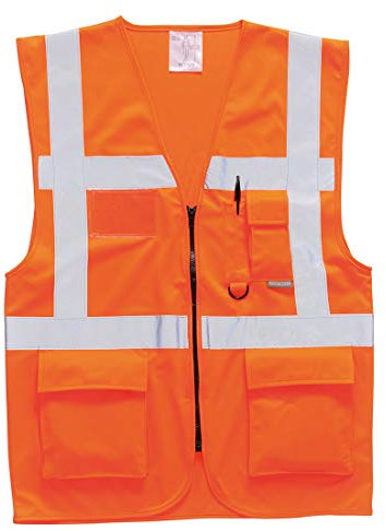 Portwest Herren S476yerm Hi-vis home, Orange, Size 5X-Large EU
