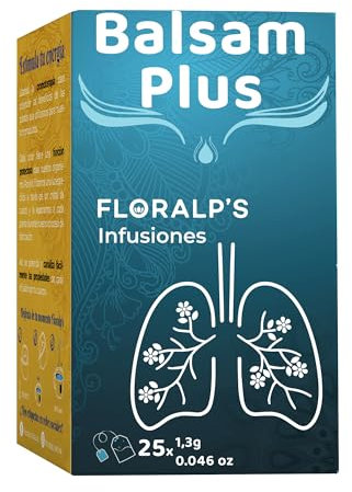 Balsam Plus de Floralp's - Infusión Natural para un Respirar Confortable - 25 Sobres