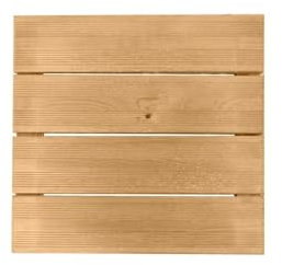 Faura - Baldosa de pino Recta | 50x50x3.2 cm. -