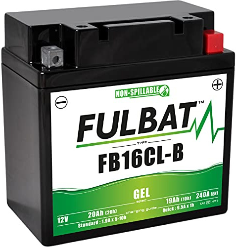 Fulbat - Batterie Fulbat GEL SLA FB16CL-B GEL 12V 19AH 240 AMPS 175x100x175 + Droite