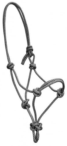 York Siena Knot Halter (Full, Black)