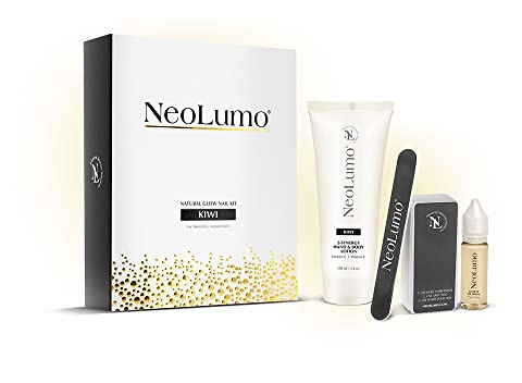 Atempause Kaffee Neo Lumo Nail Kit Kiwi, weiß