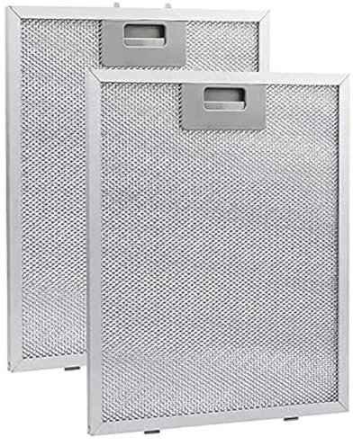 Fobufue 2 Piezas Filtros de Campana Extractora Filtro de Ventilación Extractor de Metálica 320X260 mm Campanas de Cocina Filtro de Aceite Grasa para Campana Extractora