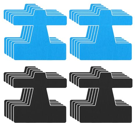 Flintronic 20PCS Kinesiotapes para Juanetes, Resistentes al Agua y Elásticas Kinesiology Tape, Cintas de Kinesiología Precortadas, Impermeable y Transpirable, Alivio del Dolor Muscular