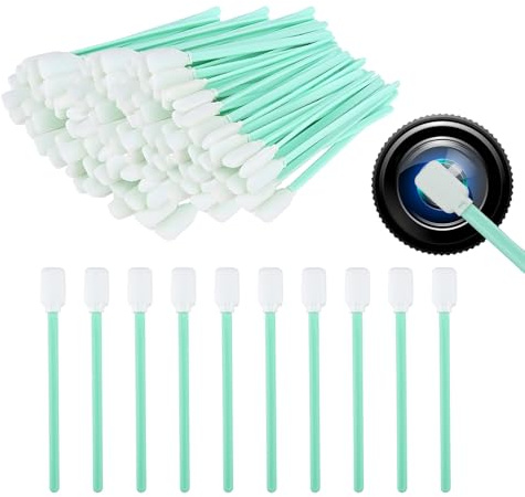 100 Pièces Bâtonnets de Nettoyage Non Pelucheux, Écouvillons de Nettoyage Cotons-Tiges en Mousse Kits D'écouvillons en Mousse Bâtonnets Non Pelucheux pour Imprimante à Jet d'encre Tête d'impression