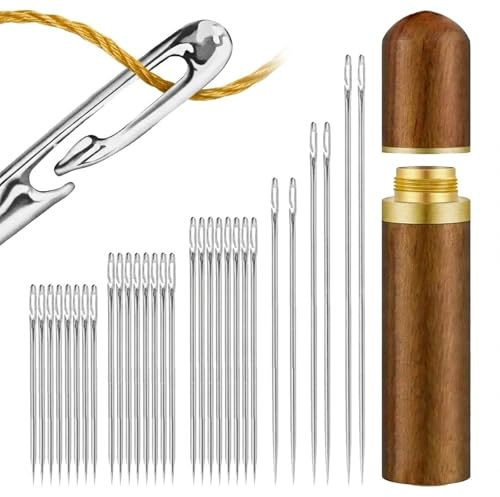 Stainless Steel Sharp Point,Sewing Needles,Needles,Pack of 30