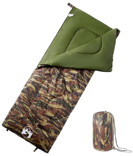 Ziaphsol sovsäck för vuxna camping, filt sovsäck för person, x, årstider, 190T polyester, med huva, dragkedja
