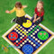 Giant Snakes Age 3+ and Ladders or Ludo Play Mat Board Traditional Childrens Game (Ludo)