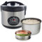 Solis Reiskocher Rice Cooker Duo Program - Reiskocher und Dampfgarer für 6 Tassen Reis - auch für Sushi Reis - Timer - Warmhaltefunktion - Inkl. Messbecher + Schöpflöffel - 1,2 L