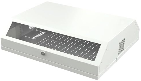 Techly Professional 105070 Armadio a Muro 19 Flat 9 unità Bianco RAL9016 Bianco