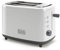 Tostadora Black+Decker con 2 ranuras extra anchas. 820W. Color Blanco