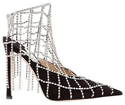 YAHOYA 1pc Moda Mesh Cristallo Tacco Alto cavigliera Gamba Caviglia Bracciale Bijoux Femme Strass Piede Catena Gioielli per Le Donne Calzatura Catena Decor