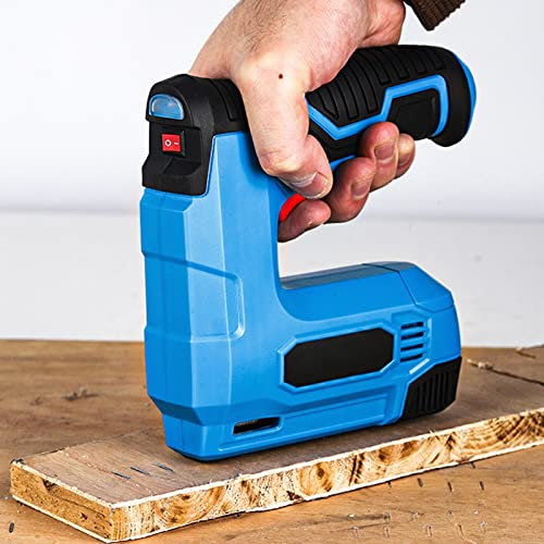 Grapadora Eléctrica Clavadora, 2 En 1 Pistola Eléctrica Inalámbrica Para Grapas Y Clavos, Pistola De Grapas Eléctrica Pistola De Clavos Grapadora Inalámbrica a Batería Para Tapicería, Carpintería