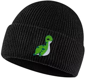 Broderad stickad mössa, Apex Legends Nessie Bean stretchig mjuk manschett mössa, unisex klassisk vintermössa för män kvinnor fans, NESSIE mössa hatt-1, one size