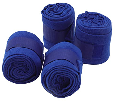 Akozon Pferdebeinbandage, Atmungsaktiver Gelenkballschutz, Pferdebeinbandage für Übungstraining, 4 Stück Pferdebeinbandage