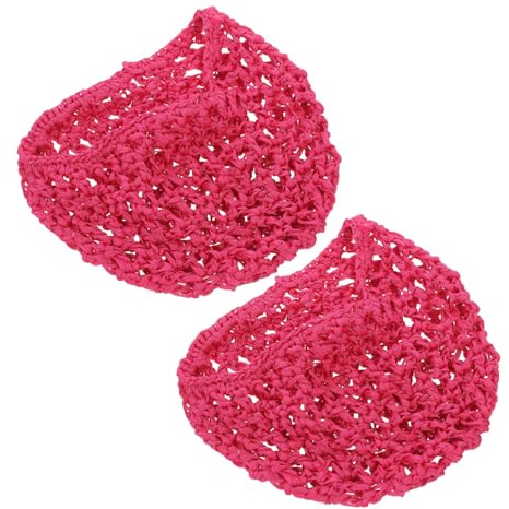 FOMIYES 2Pcs Filet À Cheveux Cap Couverture Tissage Filet À Cheveux Tissage Net Cap Dentelle Casquettes Femmes Chapeau Soie Bonnet Pour Dormir Femmes Chapeau De Soleil